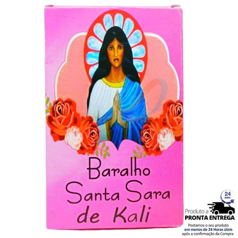 Baralho Cigano Tarot Santa Sara De Kali 36 Cartas De Tarot Rosa