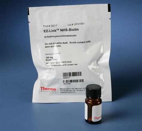 Thermo Scientific EZ Link NHS Biotin 100mg Protein Analysis Reagents