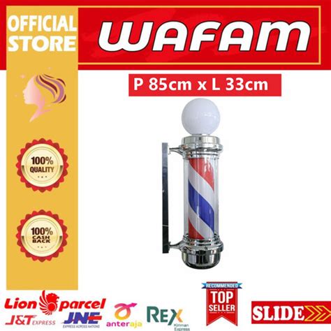 Jual Lampu Barber Pole Cm Akrilik Led Barberpole Premium Barbershop