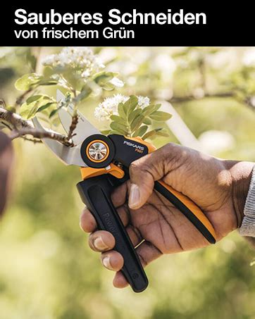 Fiskars Bypass Gartenschere M X Series Powergear P Mit Rollgriff