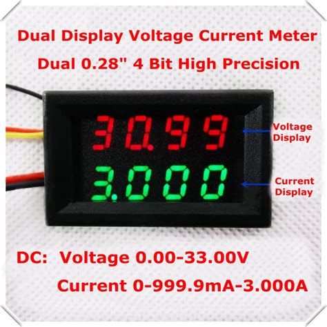 Aliexpress Buy RD Dual LED Display 4 Bit 0 28 Digital Ammeter