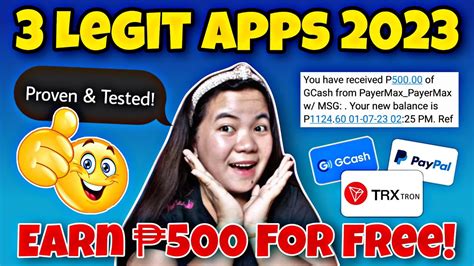 Free 500 Gcash No Puhunan 3 Legit Earning Apps 2023 Direct Gcash