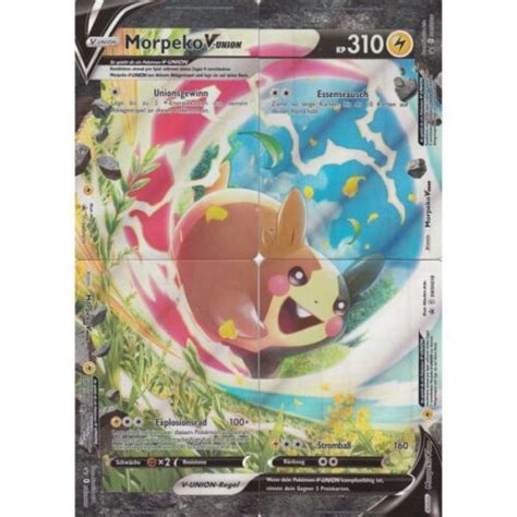 Morpeko V Union Swsh Karten Promo Swsh Pokemon Rare Karte Deutsch