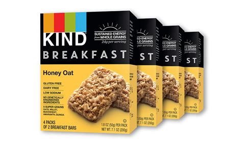 Kind Breakfast Bars Blueberry Almond Gluten Free Non Gmo