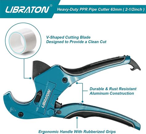 Snapklik Libraton PVC Pipe Cutter Up To 2 1 2 Ratchet Pipe