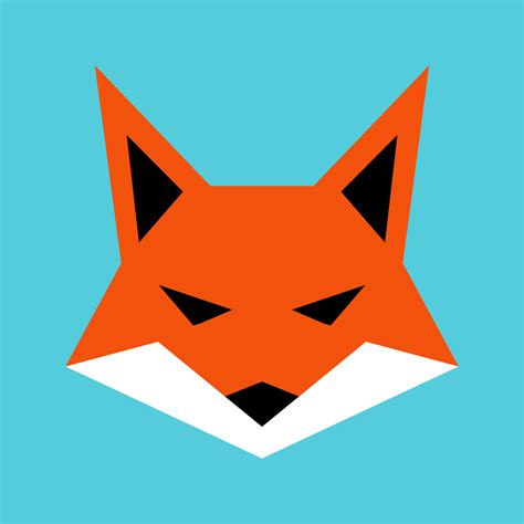 Fox face logo vector icon 546925 Vector Art at Vecteezy