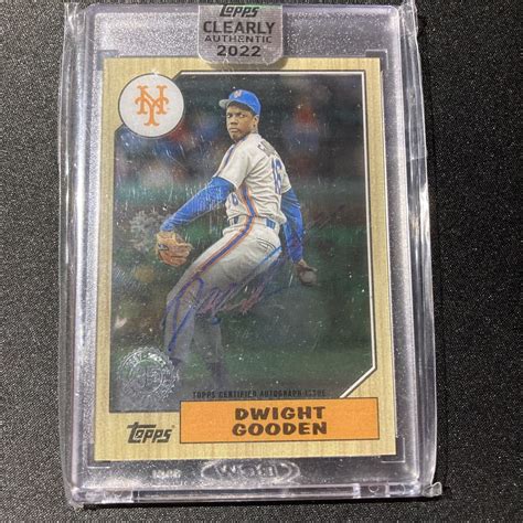 Yahoo オークション Dwight Gooden 2022 Topps Clearly Authentic Auto