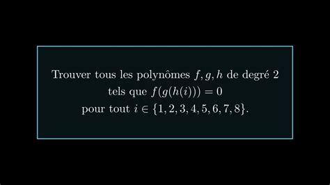 Racines de polynôme de polynôme de polynôme de degré 2 Alg C 19 YouTube