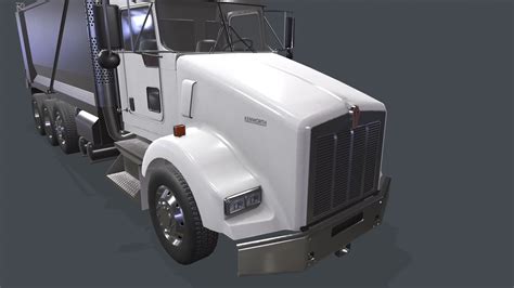 Kenworth T800 Dump Truck 3d Model Turbosquid 1751675