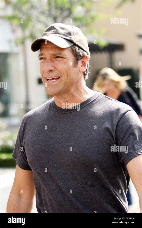 Mike Rowe Host Of The Discovery Channels Dirty Jobs During An