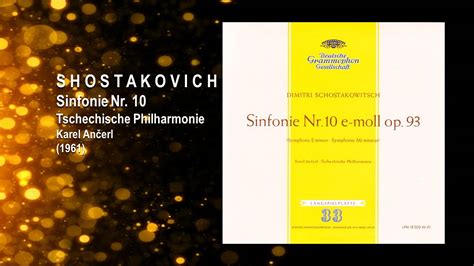 SHOSTAKOVICH Sinfonie Nr 10 ORQUESTRA FILARMÔNICA CHECA Karel