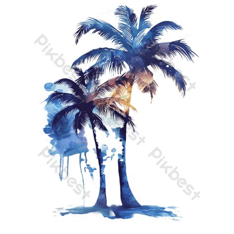 Palm Tree Logo Icon Transparent Background PNG Images | PNG Free ...