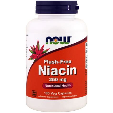 Now Foods Flush Free Niacin 250 Mg 1source