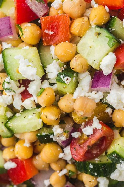 Mediterranean Chickpea Salad Little Sunny Kitchen