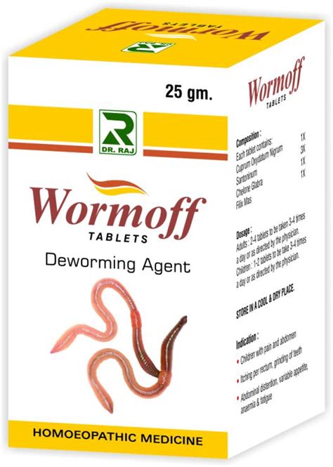 Natural Deworming Tablets for Humans | Dr. Raj Wormoff Tablets