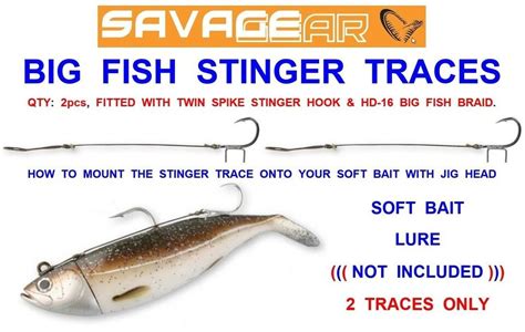 Savage Gear Cutbait Herring Kit Sea Fishing Big Game Soft Bait Jig Head