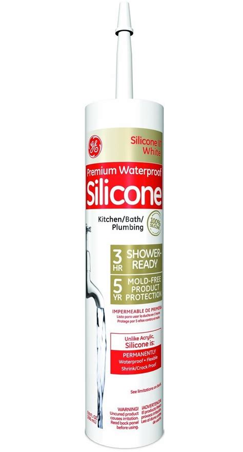 Ge Sealants And Adhesives Ge5070 Multipurpose Silicone Caulk With Bio