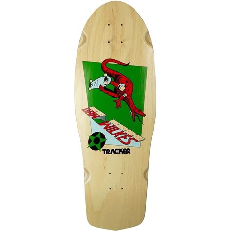 Tracker Dan Wilkes Dino Reissue Skateboard Deck 105 X 31