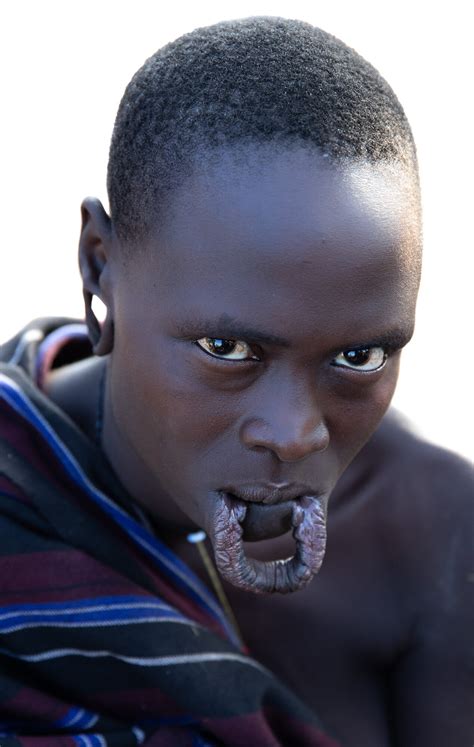 Surma Tribes Lip Plates For Mursi Tribe And Suri Tribe In The Omo