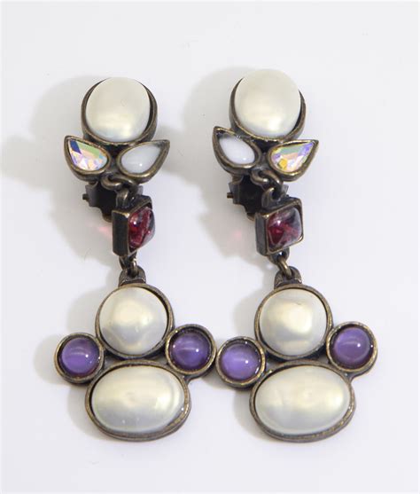 Vintage Poggi French drop earrings - JD10709 – Connie DeNave's Jeweldiva