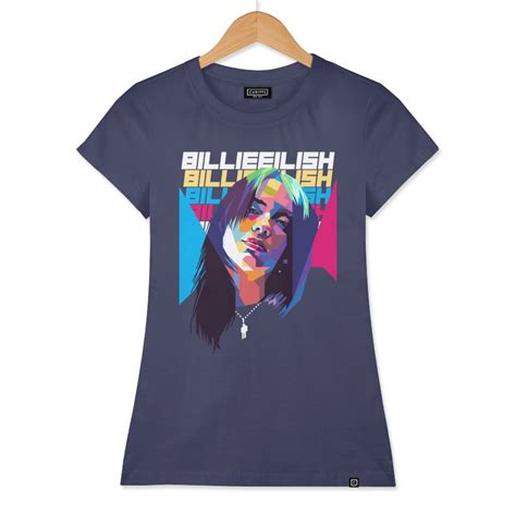 Billie Eilish Pop Art Women S Classic T Shirt By Laksana Ardie Limited Edition From 34