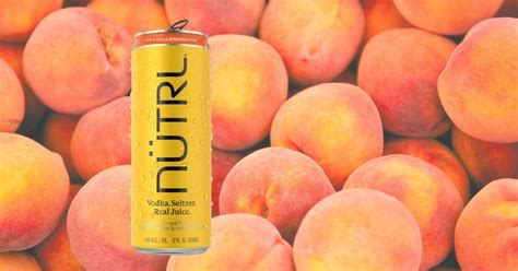 NÜtrl Vodka Seltzer Peach Lemonade