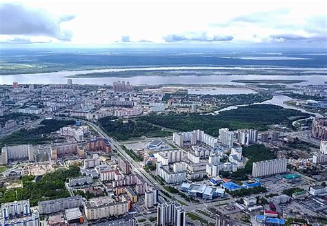 Birdseye View Of Surgut City In Russia Architecture Surgut Saint Photo ...