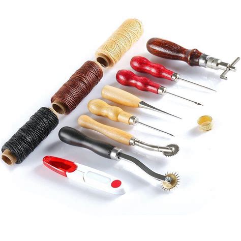 13pcs Craft Hand Stitching Sewing Tools For Sewing Leather Stamping