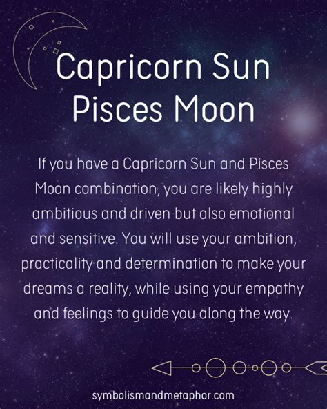 12 Capricorn Sun Pisces Moon Personality Traits