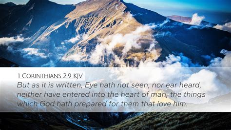 1 Corinthians 2:9 KJV Desktop Wallpaper - But as it is written, Eye ...