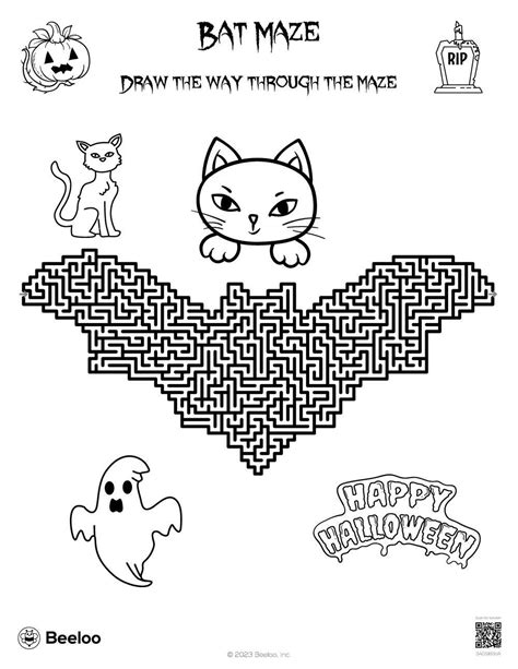 Halloween Themed Mazes • Beeloo Printable Crafts And Activities For Kids