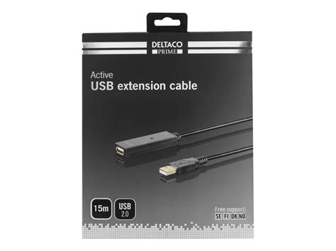 Deltaco Usb Ex M M Stifts Usb Typ A Hona Stifts Usb Typ A Hane