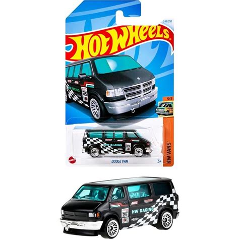 Hot Wheels Dodge Van Hw Vans 5 5 Carrinho Hot Wheels Van Mattel