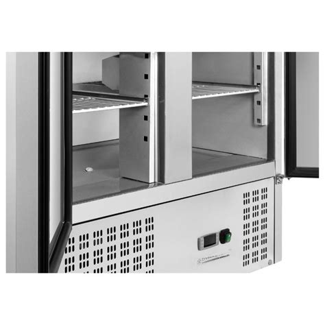 Saladette Compacte Portes Avec Couvercle Coulissant Dynasteel