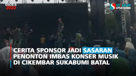 Cerita Sponsor Jadi Sasaran Penonton Imbas Konser Musik Di Cikembar