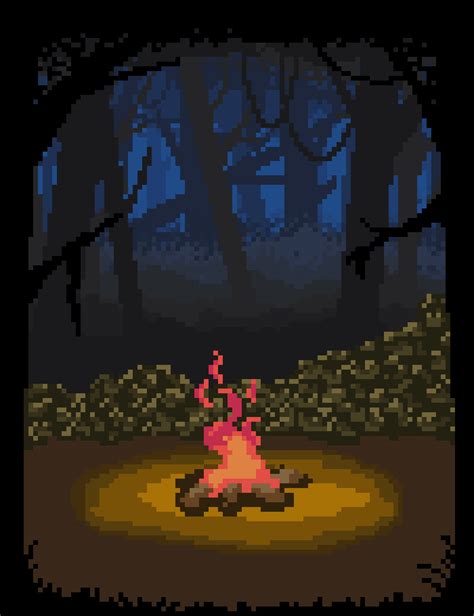 Pixilart Camp Fire By Ciamara