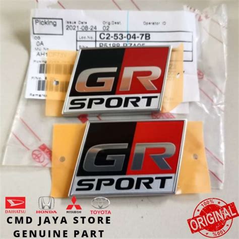 Promo Baru Emblem Logo Tulisan Gr Sport Astra Baru Diskon Di Seller