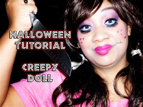 HALLOWEEN TUTORIAL - Creepy Doll Makeup Tutorial - Honeygirlsworld ...