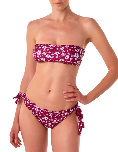 Bikini Fascia Frou Frou Con Slip O Brasiliana Fiocchi Cloe