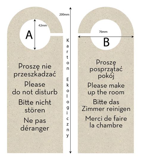 Zawieszka Na Drzwi Nr 8 Wydawnictwo Drukarnia Paradis