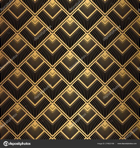 Black And Gold Art Deco Design