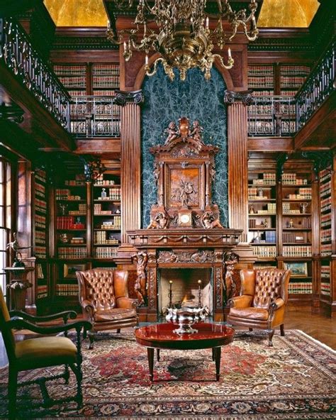 49 Mil Mansion Home Library Artofit