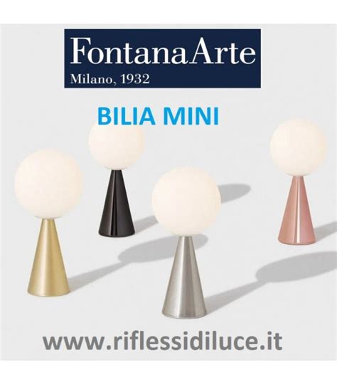 Fontana Arte Bilia Mini Lampada Da Tavolo Prezzi Scontate Lampade