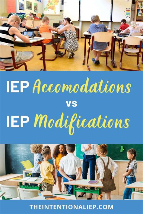 Accommodations And Modifications Are Two Words That Are Frequently