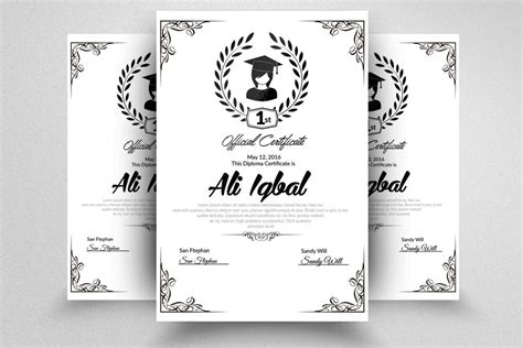 10 Certificates Diploma Bundle By Designhub TheHungryJPEG