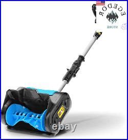 Electric Snow Thrower Power Shovel, Cordless Rechargeable Handheld ...