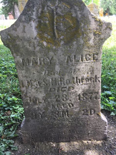 Mary Alice Rothrock Memorial Find A Grave