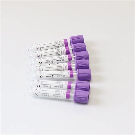 Ml Edta Tube Purple Top Vacuum Blood Collection Edta Tube K Blood