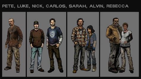 The Walking Dead Telltale Character Concept Art