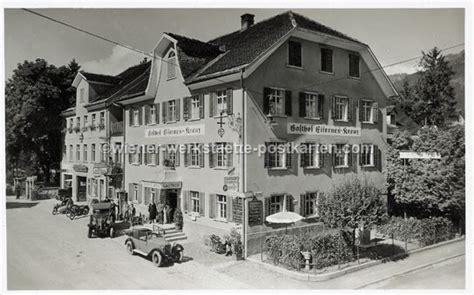 Fotokarte Bludenz GH Eisernes Kreuz um 1925 Wiener Werkstätte